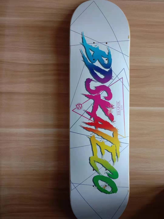 西班牙进口BD板面 滑板日活动送的 随缘出...