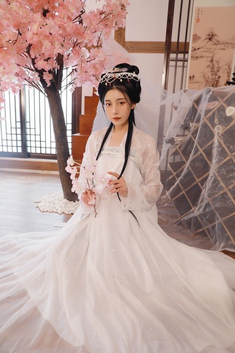 【醉美人】汉韵阁芙蓉新款汉服女齐胸襦裙仙对...