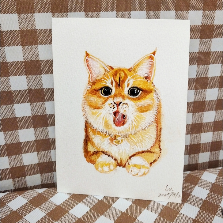 卖艺，水彩作品，接单中