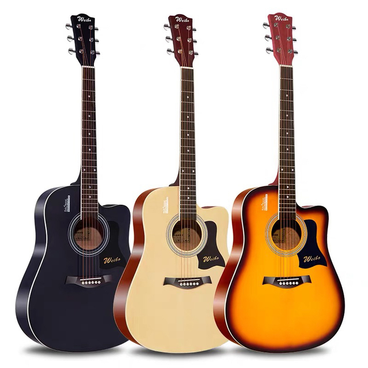 因工作调动，去外地不方便带威伯单板民谣吉他...