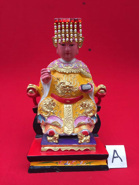 木雕.娘娘.高33公分