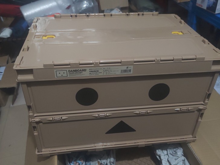 TRUSCO折叠式收纳箱纸盒人DANBOA...