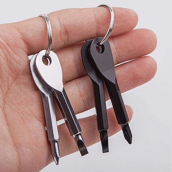 便携螺丝刀 精铸钢迷你一字十字多功能工具 ...