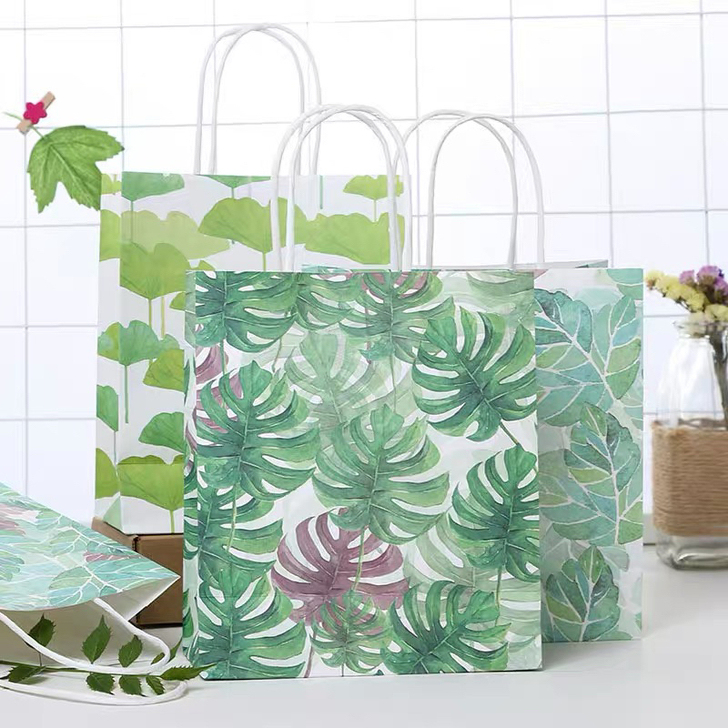 小花香手提袋时尚创意纸袋子礼品袋学生礼物包...