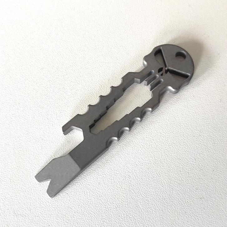 钛合金骷髅头撬棍战术多功能开瓶器六角螺丝刀...