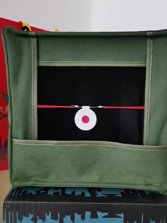 钢珠8mm收纳靶箱弹功泥丸回收帆布靶箱准度...