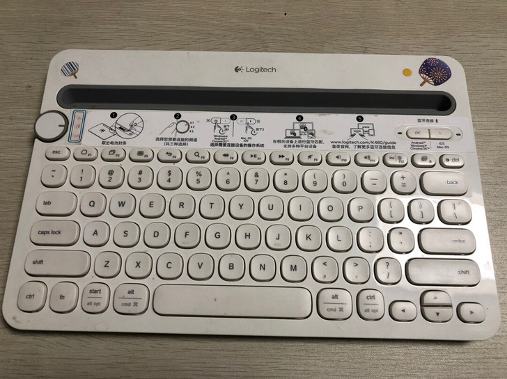 罗技K480无线蓝牙键盘,可以同时连接三个...