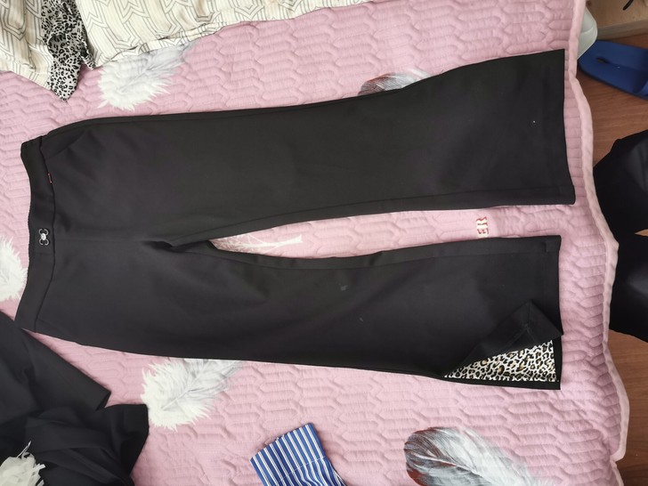 西服料微喇裤女