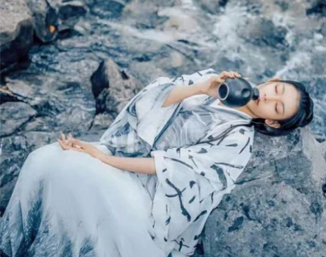 魏晋风汉服夏装男女汉服 弄墨同款超仙广袖齐...