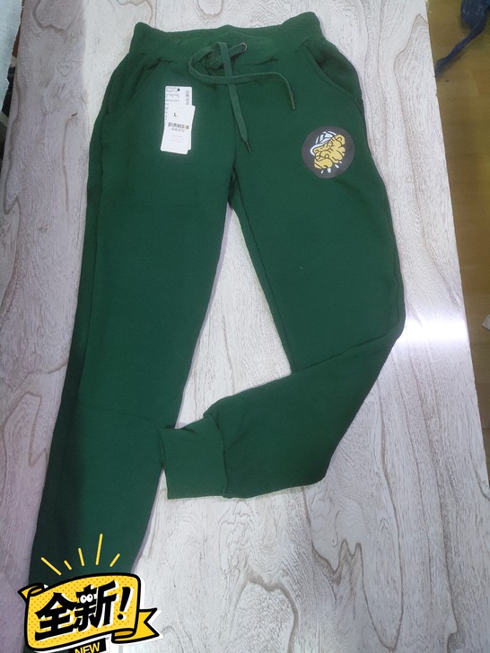 韩版秋冬加厚加绒运动休闲裤女大码宽松显瘦加...