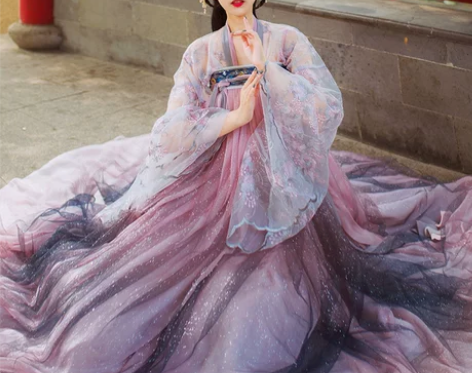 花神原创正品故宫联名星空十二破裙兰若庭秋冬...