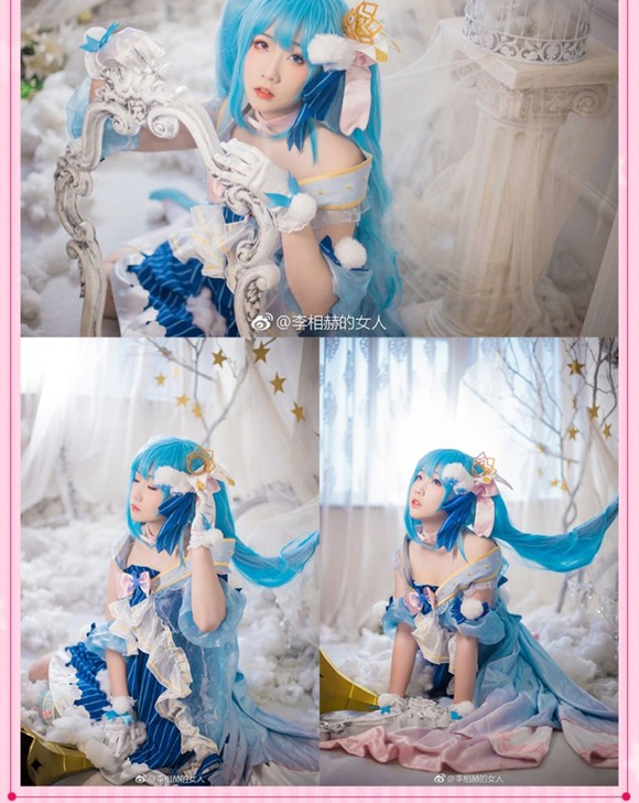 ICOS冬末初音未来cos服icos雪初音...