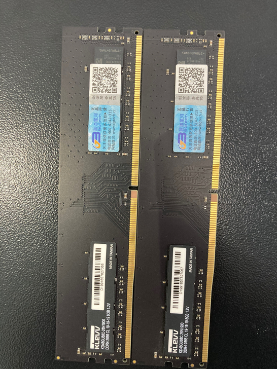 科赋ddr4 2666 8G 内存2根 C...