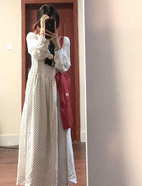 ：清纯物语 白色连衣裙