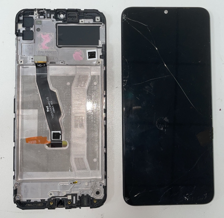 畅玩9A外爆旧屏幕 荣耀9A外爆拆机旧总成...