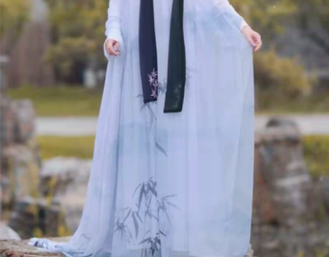 如梦霓裳汉服 竹香子 齐胸裙 尺码160 ...