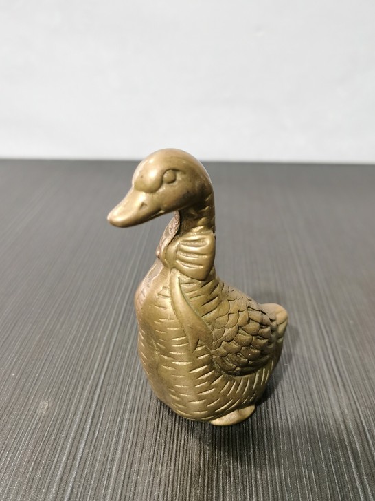 海外回流铜器摆件，唐老鸭摆件，品相大小如图
