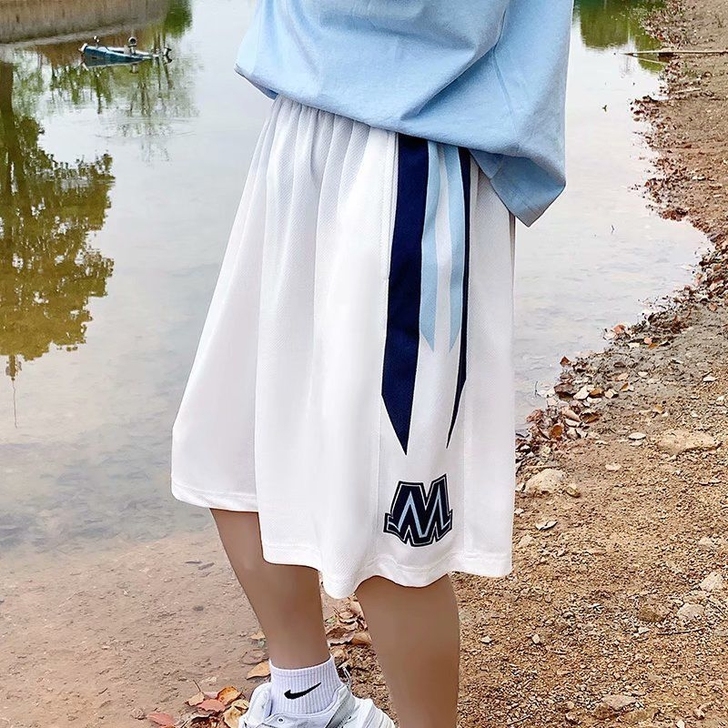 清仓购#夏季新款冰丝网眼短裤男潮流宽松百搭...