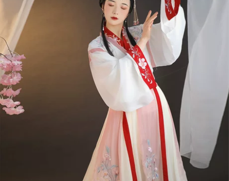 裳云兮原创正品秦树语汉服女重工刺绣晋制交领...