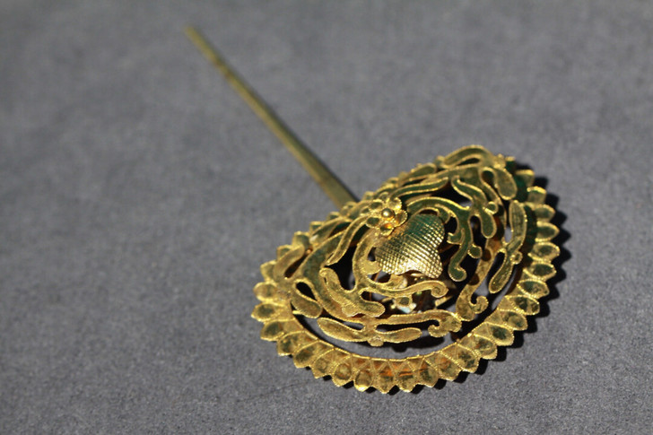 清代鎏金发簪
