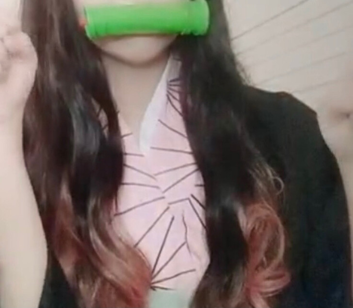 鬼灭之刃 祢豆子cos