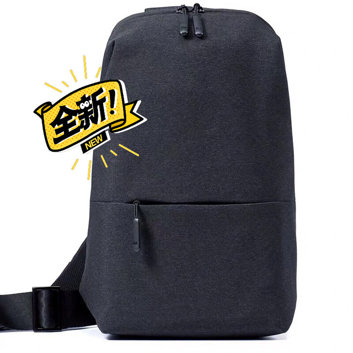 小米家胸包男士单肩包斜跨包男斜挎多功能实用...