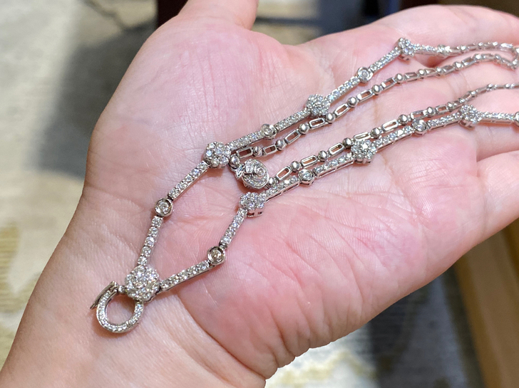 钻石项链 好货 高货绳子挂吊坠