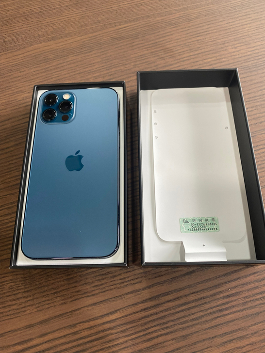 全套国行12 pro 海蓝色256G 双卡...