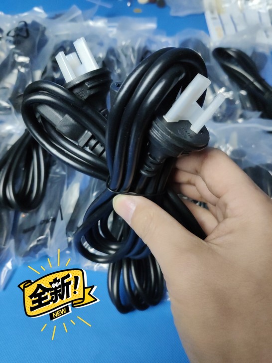 全新900w标准1.5米品字尾直插头电脑打...