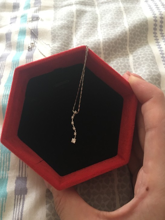 艾伦斯特钻石项链图片实拍，有发票有证书，结...