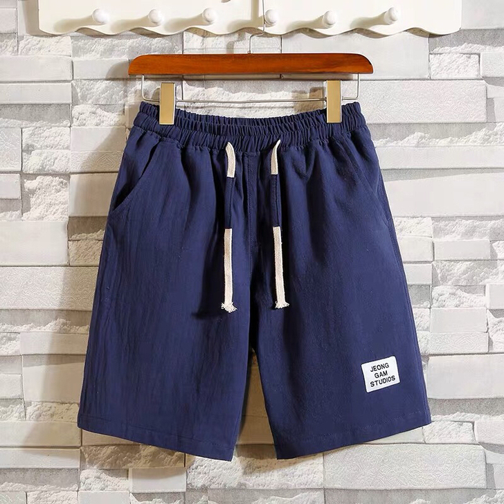短裤男五分裤韩版潮流夏季纯棉宽松运动男士中...