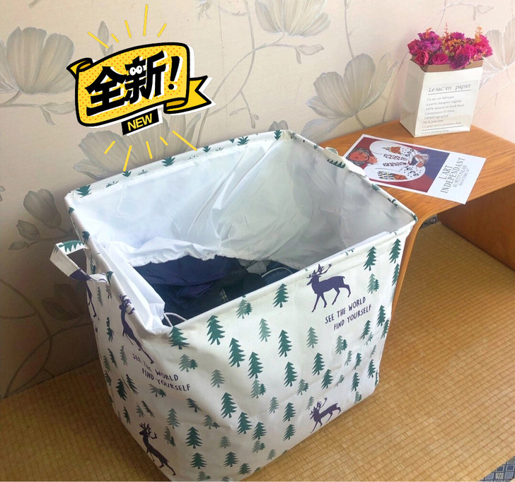 (全新特价)衣服收纳布艺收纳箱整理袋子大号...
