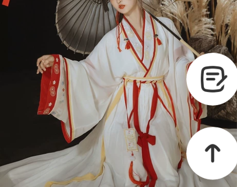 九曲阑珊原创灼华晋制汉服女直领交窬裙春夏改...