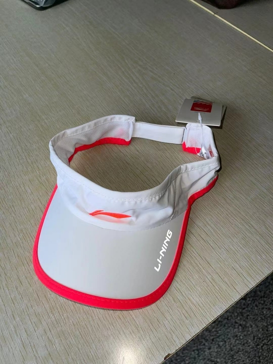 全新李宁马拉松帽 空项帽 跑步帽 超轻 吸...