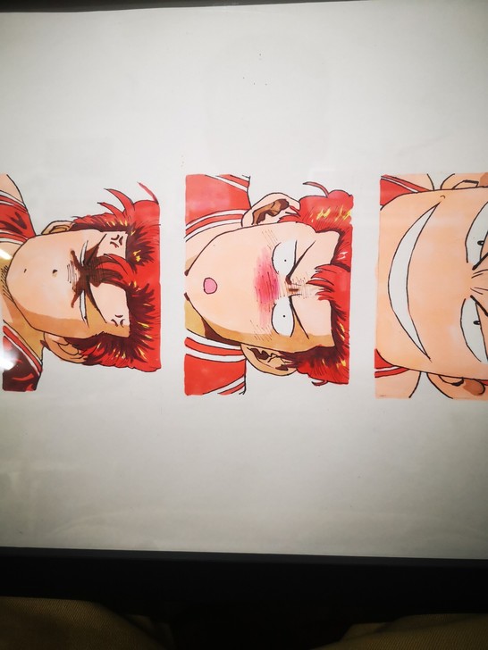 灌篮高手手绘,包邮包框q版樱木花道表情手绘...