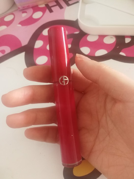 阿玛尼长管口红,颜色有些偏粉,色号我有拍,...
