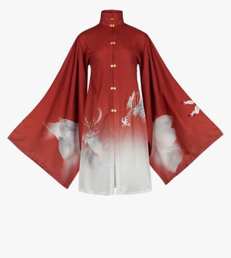 【半退坑清衣柜】都城南庄汉服幻千年上衣红色...