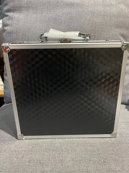 大小号手提箱铝合金工具箱保险密码箱子双锁文...