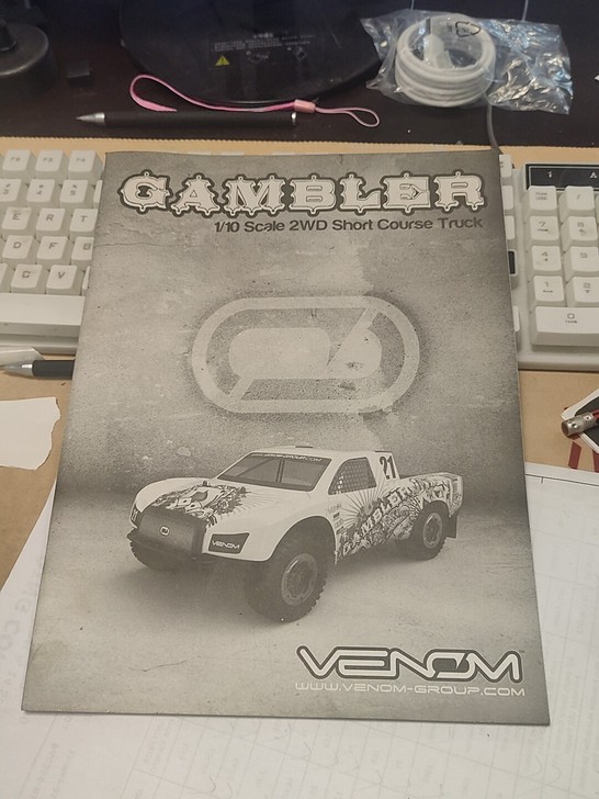 模型车1:10电越短卡说明书零件配件拉杆齿轮