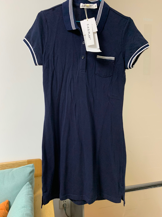 国产川久保玲，Polo裙，l码，平常穿m或...