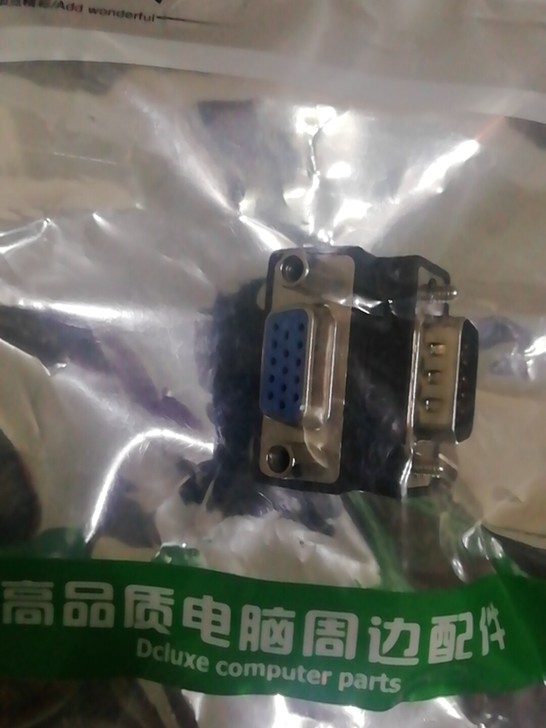 全新VGA转换头，有2个一起卖对接转换VG...