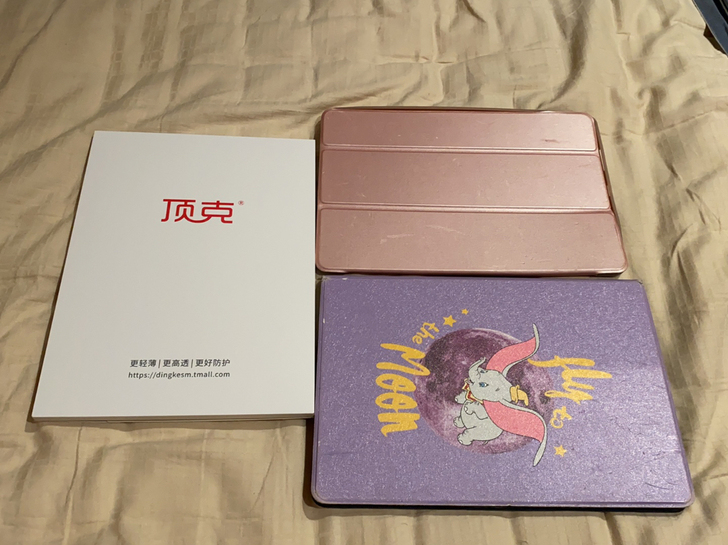 ipad air3坏了，两个壳一个钢化膜闲...