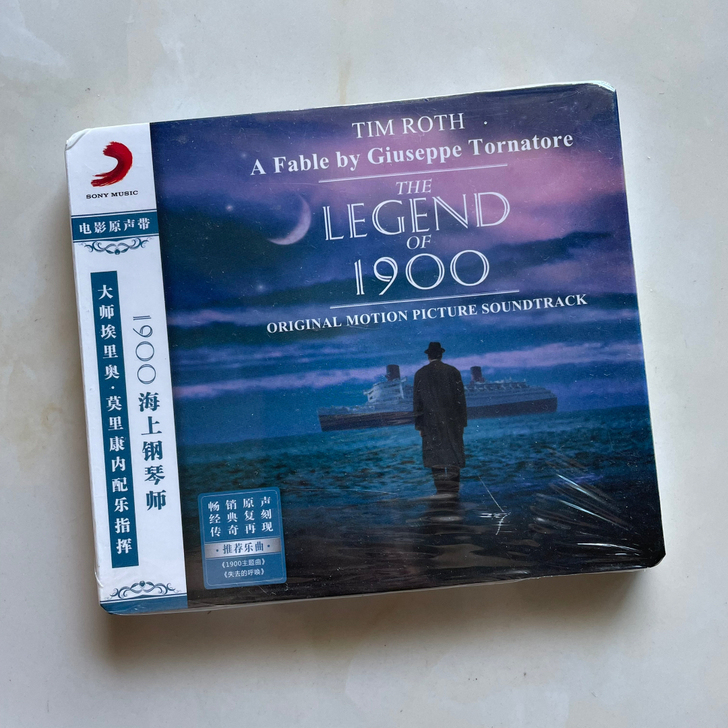 海上钢琴师 原声大碟 全新侧面拆开，具体请...