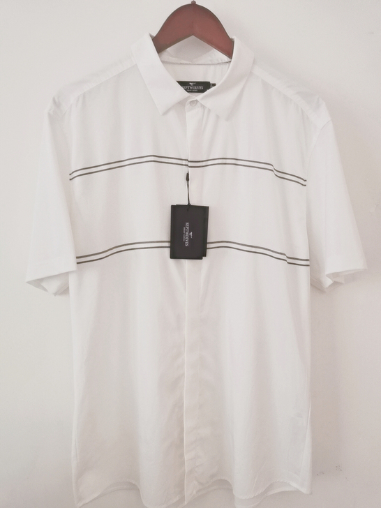 全新 正品七匹狼夏季男士休闲 白色衬衫 ，...