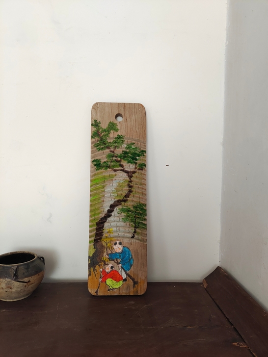 搓衣板木板画，挂件，摆件，