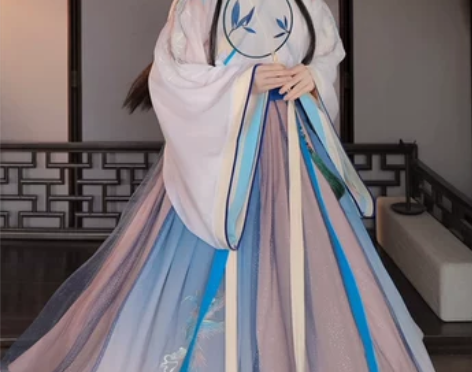 ￼明制汉服冬全套过年拜年服三件套女中国风秋...