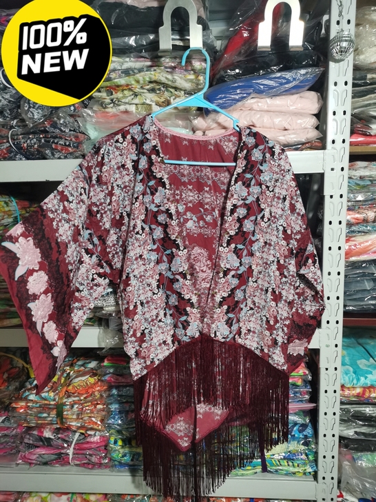 清货又翻出两件日式和风开衫流苏开衫防晒服