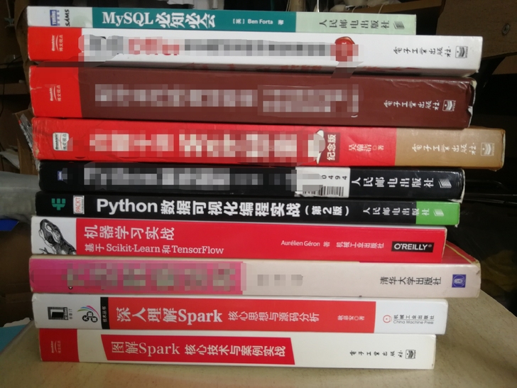 出编程相关的二手书和一些课本，详情私聊