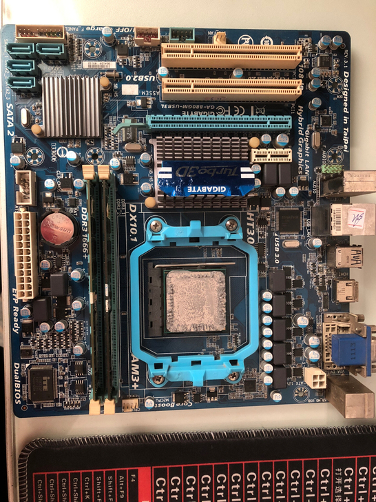 电脑升级换下技嘉GA-880GM-USB3...