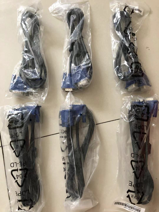 vga线电脑主机连接显示器数据传输线视频投...